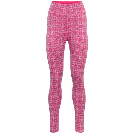 Kari Traa Rose Light Long Sleeve Skiundertøj Sæt Dame - Berry Pink -