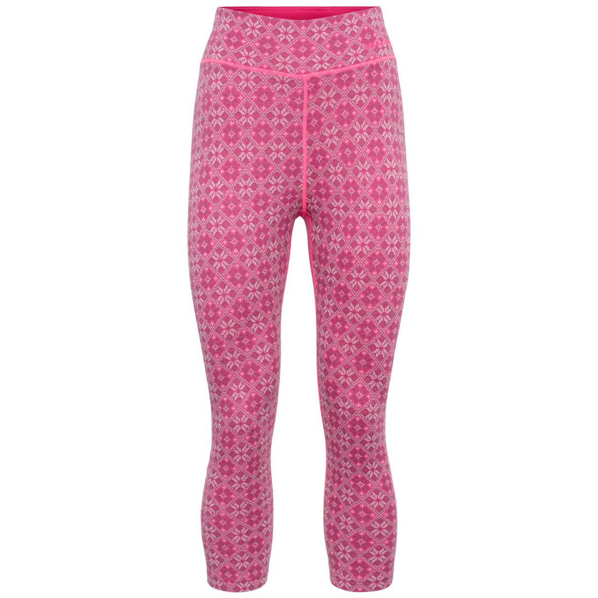 Kari Traa Rose Light Baselayer Capri Pants Skiunderbukser Dame - Berry Pink