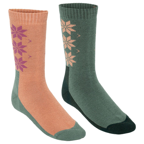 Kari Traa KT Wool Sock Uldsokker 2pk - Murk Green - Murk Green