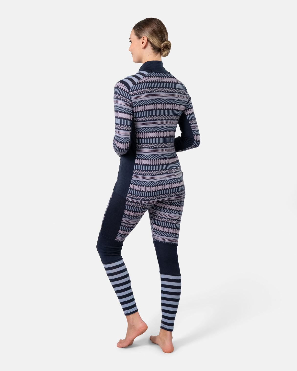 Kari Traa Åkle Half Zip High Waist Skiundertøj Sæt Dame - Royal -