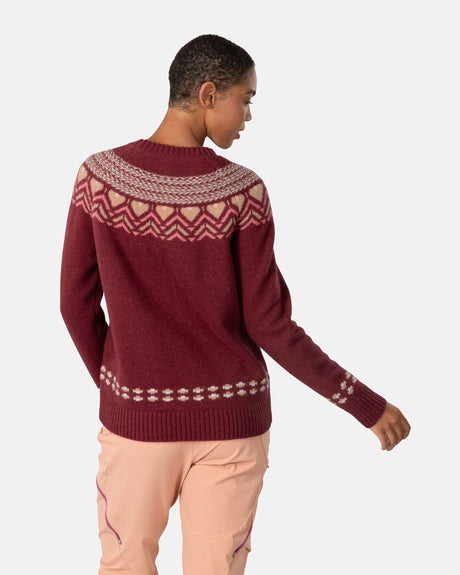 Kari Traa Sundve Knit Striktrøje Dame - Rouge Red -