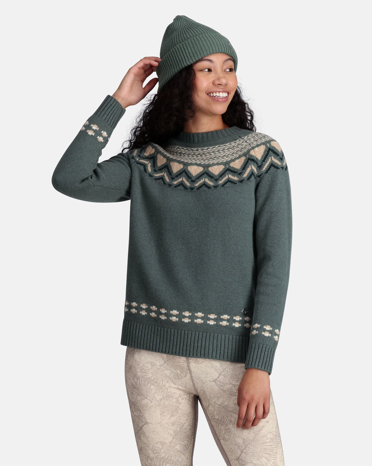 Kari Traa Sundve Knit Striktrøje Dame - Sage Green - Sage Green