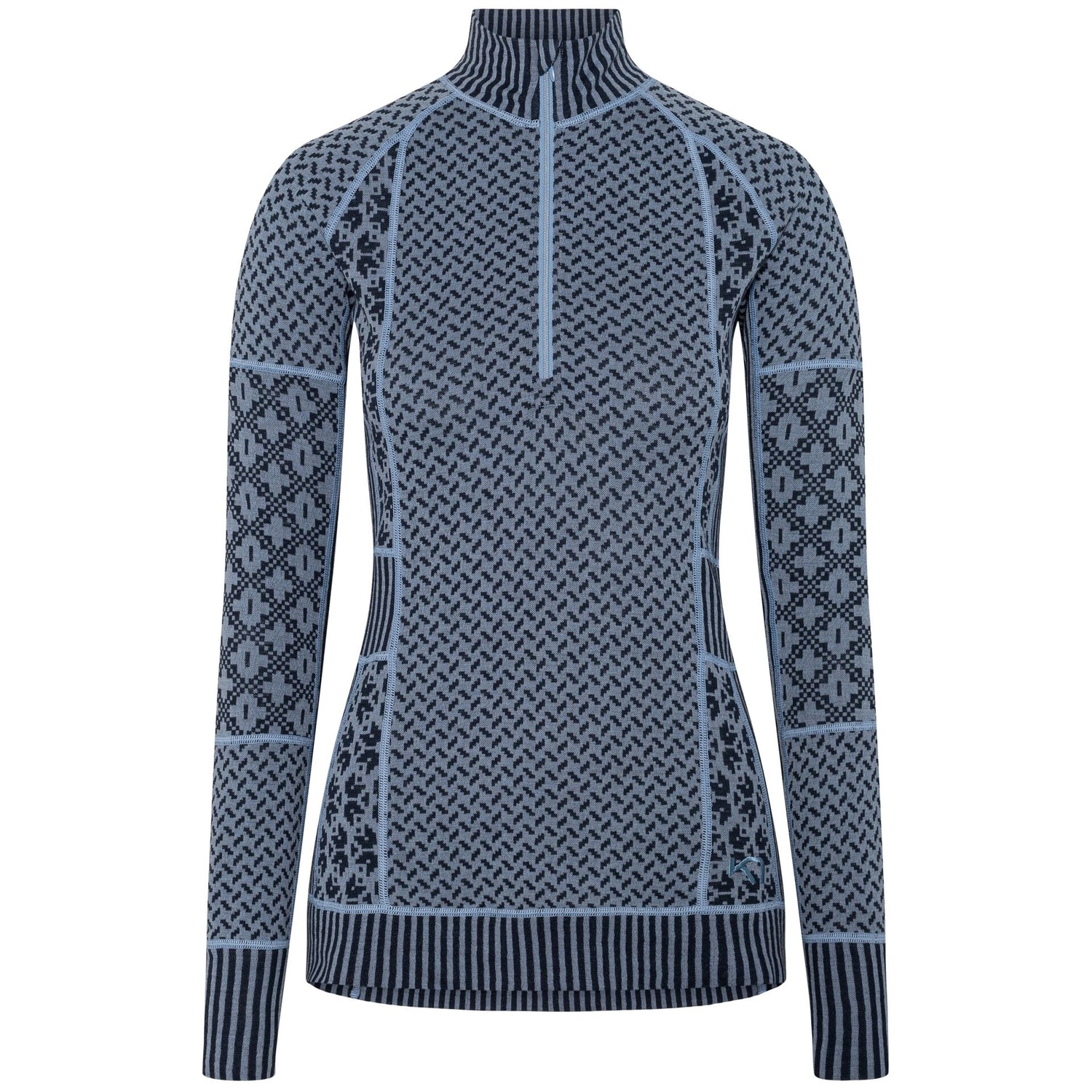 Kari Traa Smekker Half Zip Skiundertrøje Dame - Iris