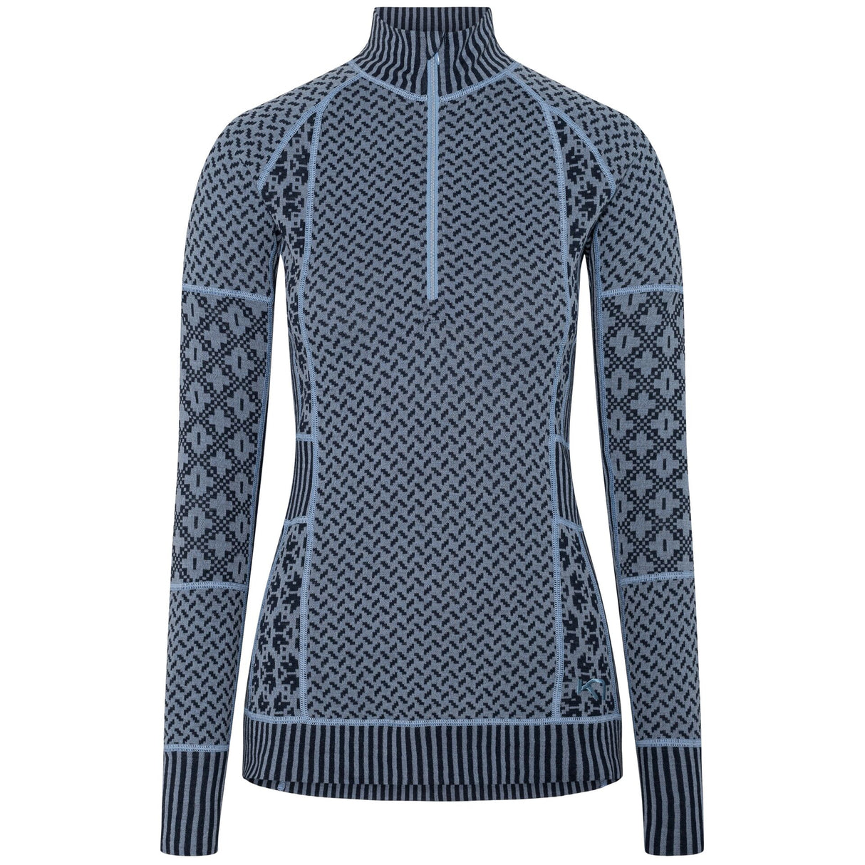 Kari Traa Smekker Half Zip Skiundertrøje Dame - Iris -