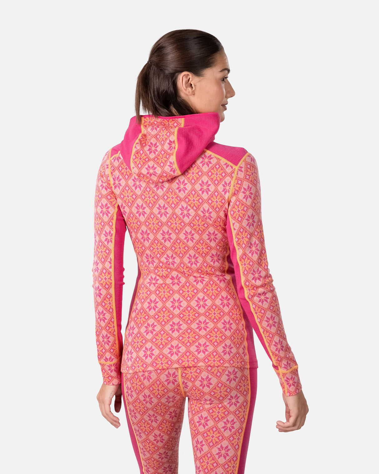 Kari Traa Rose Hoodie Skiundertrøje Dame - Berry Pink -