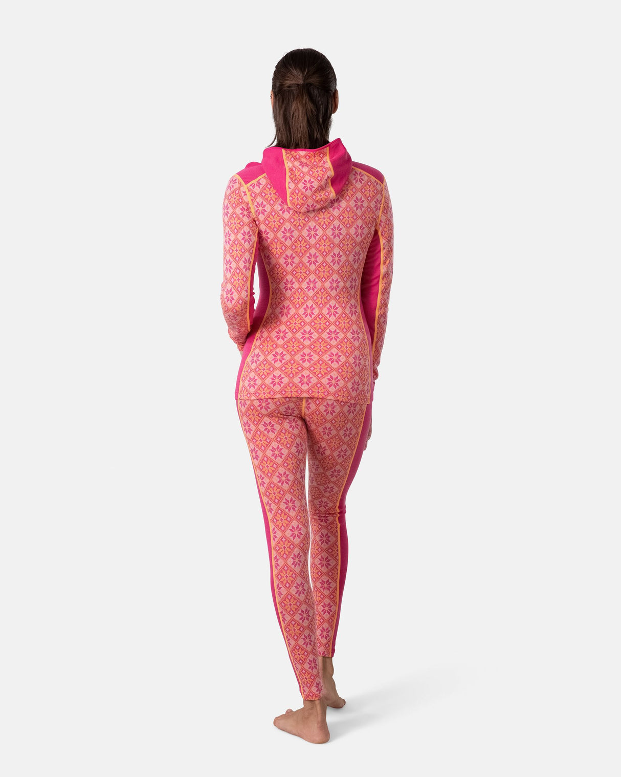 Kari Traa Rose Hoodie Skiundertrøje Dame - Berry Pink -