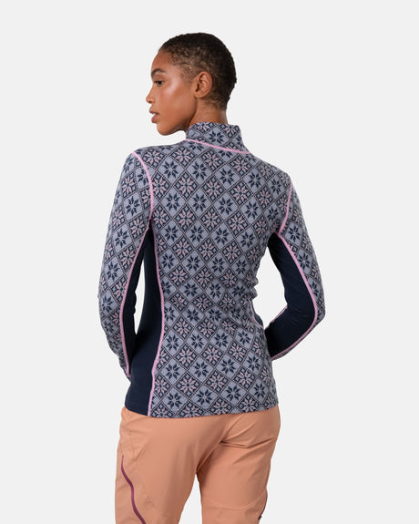 Kari Traa Rose Half Zip Skiundertrøje Dame - Roy Blue -