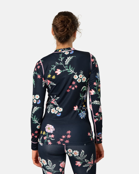 Kari Traa Fryd Long Sleeve Baselayer Skiundertrøje Dame - Ro -