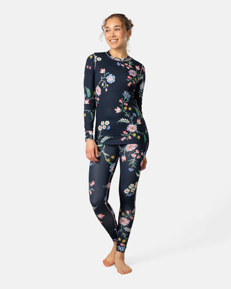 Kari Traa Fryd Long Sleeve Baselayer Skiundertrøje Dame - Ro -