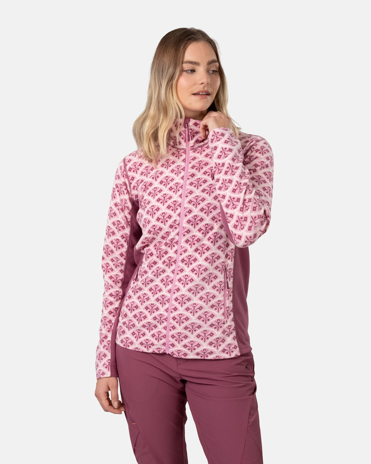 Kari Traa Thalena Fleece Dame - Plum - Plum