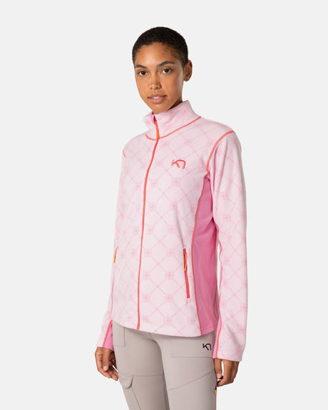 Kari Traa Thalena Fleece Dame - Gum Pink