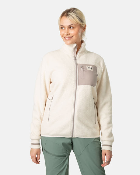 Kari Traa Røthe Midlayer Fleecetrøje Dame - Bjerk - Bjerk