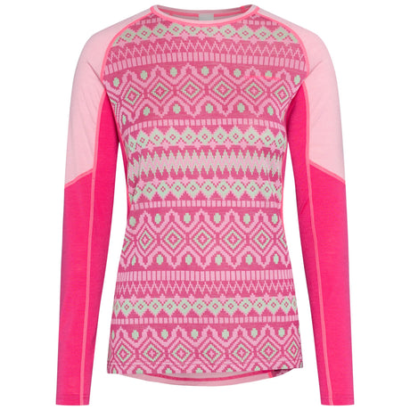 Kari Traa Malia Long Sleeve Skiundertrøje Dame - Prism Pink