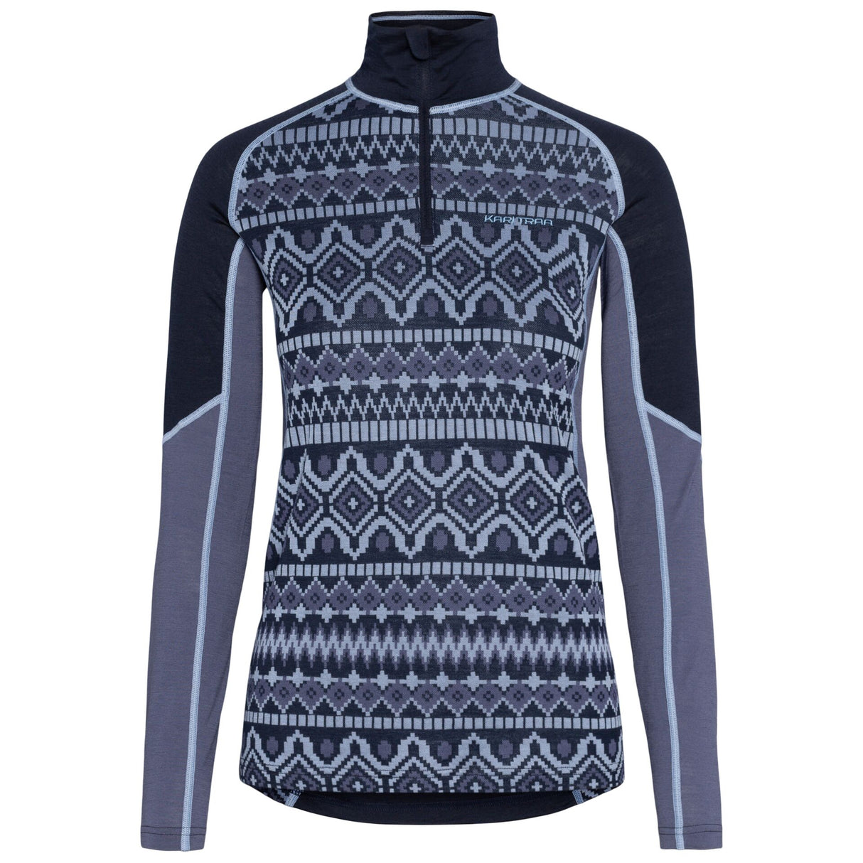 Kari Traa Malia Half Zip Skiundertrøje Dame - Royal -