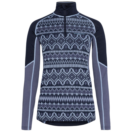 Kari Traa Malia Half Zip Skiundertrøje Dame - Royal -