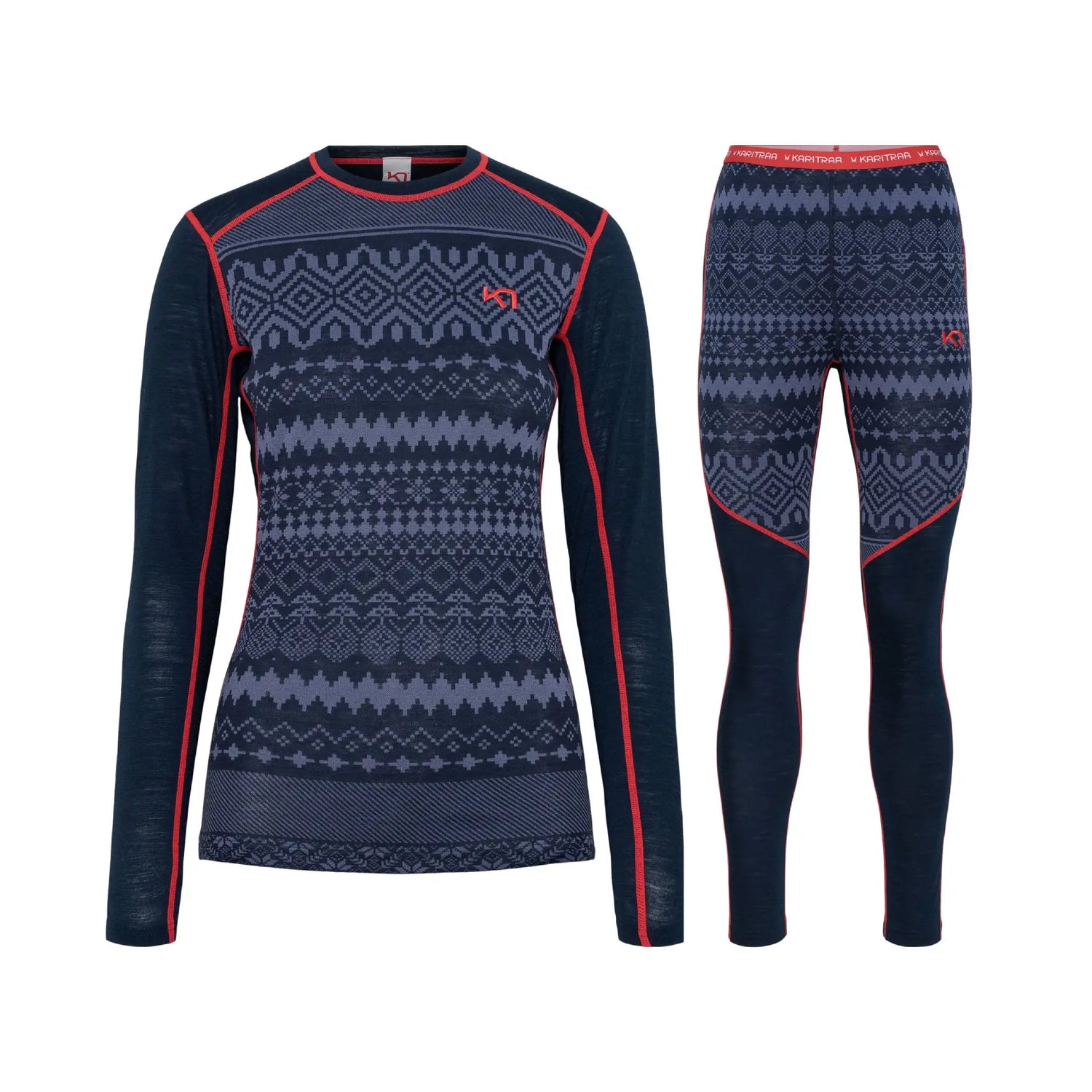 Kari Traa Live Skiundertøj Sæt Dame - Royal - XL