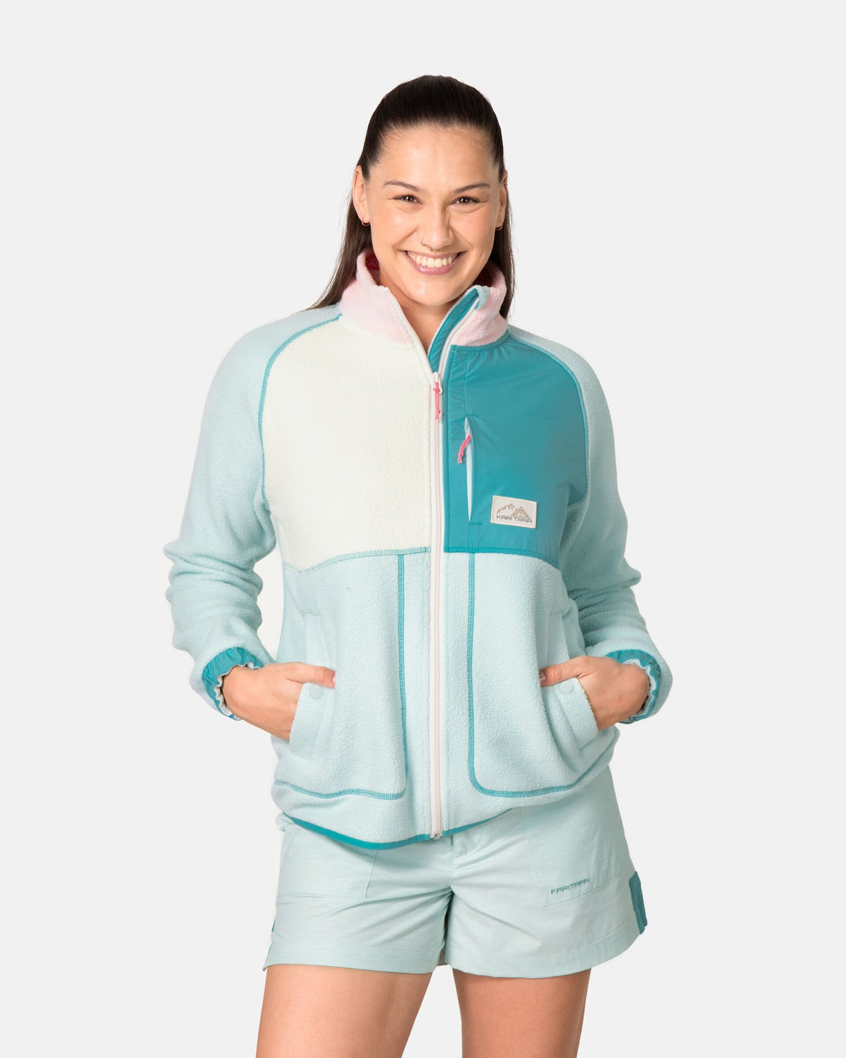 Kari Traa Emma Midlayer Fleecetrøje Dame - Aquatic - Aquatic