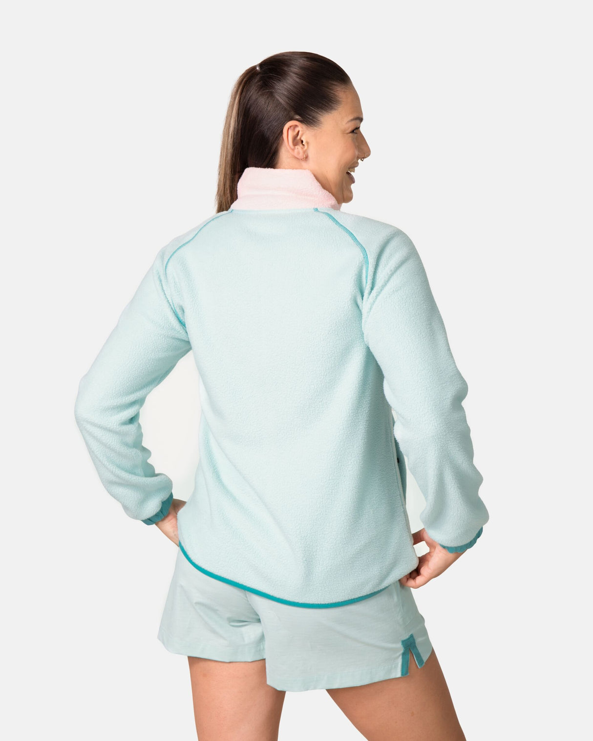 Kari Traa Emma Midlayer Fleecetrøje Dame - Aquatic -