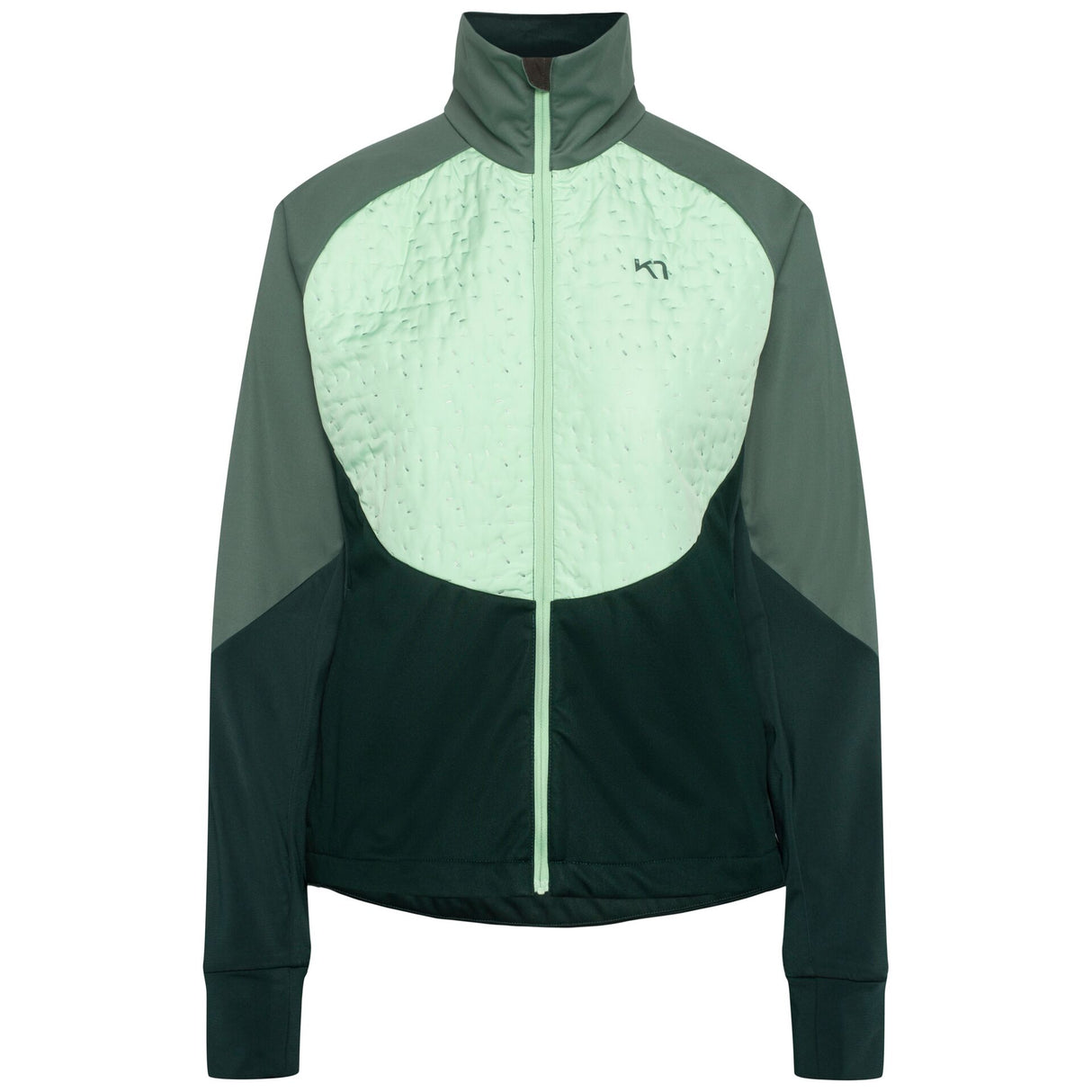 Kari Traa Louise Hybrid Jacket Jakke Dame - Pine Green -