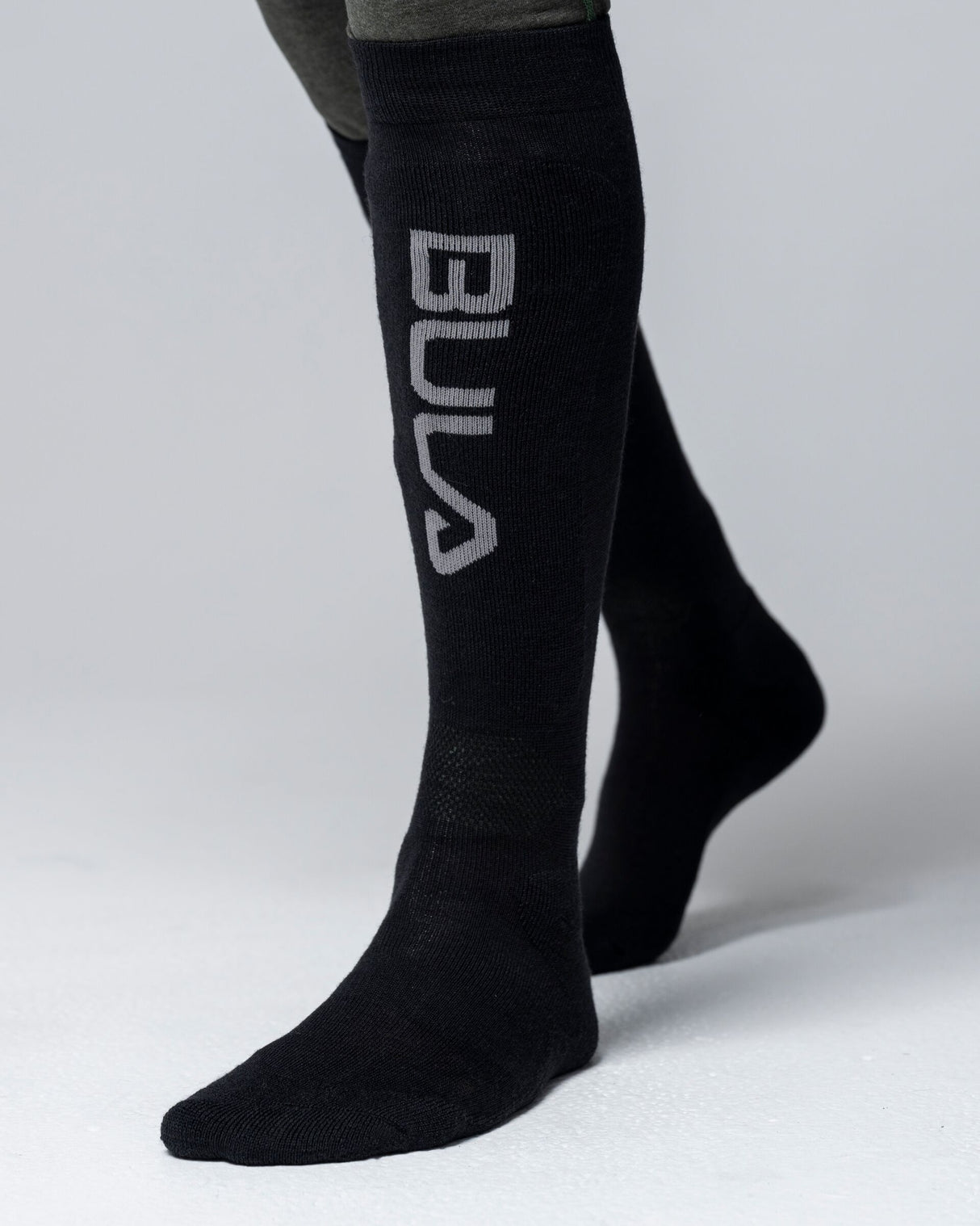 Bula Brand Ski Sock Skisokker - BLK -