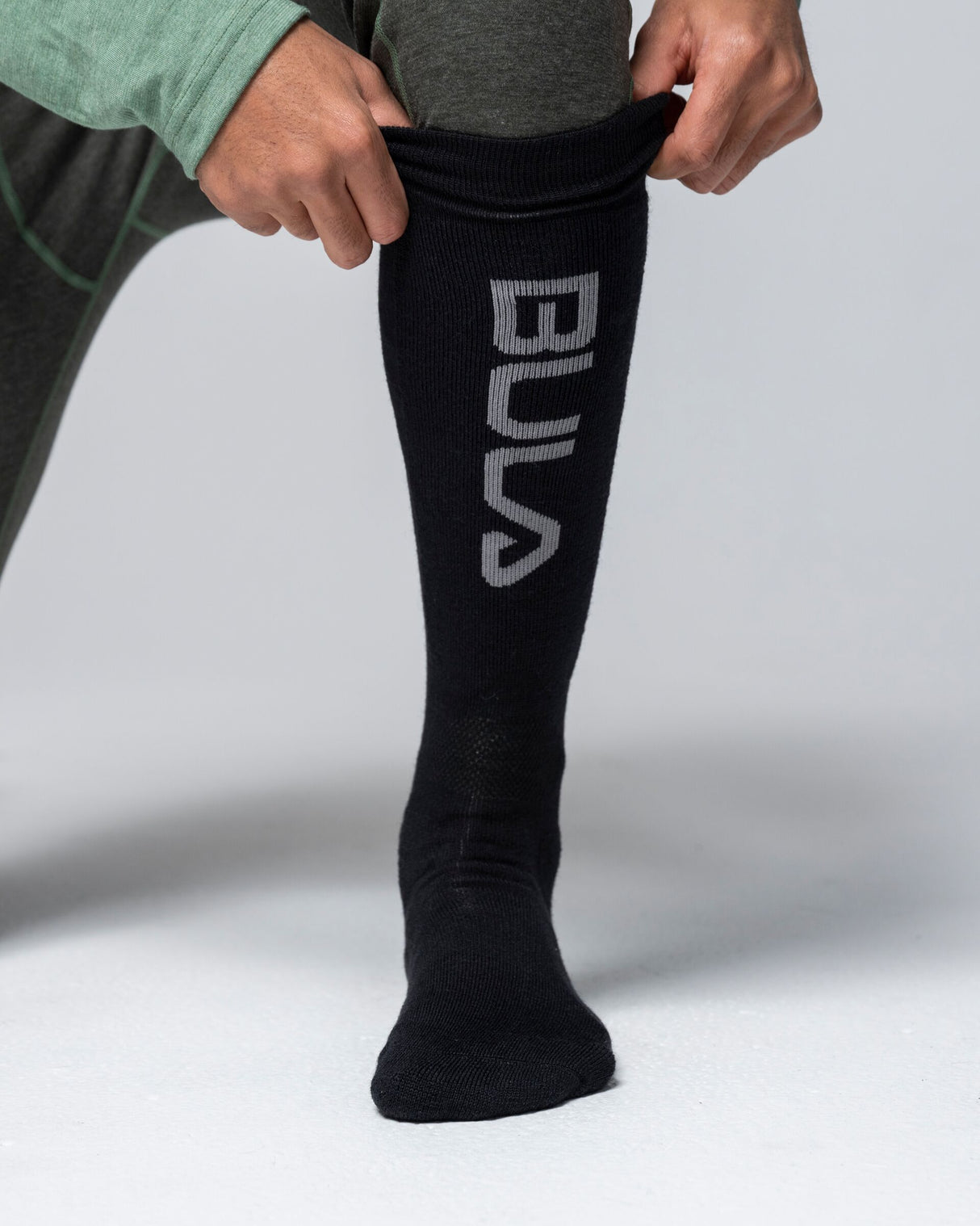 Bula Brand Ski Sock Skisokker - BLK -