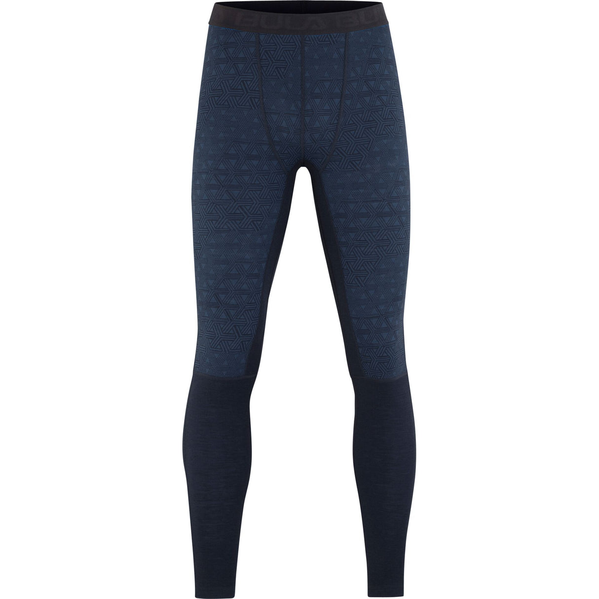 Bula Geo Merino Wool Crew Skiundertøj Sæt Herre - Navy -