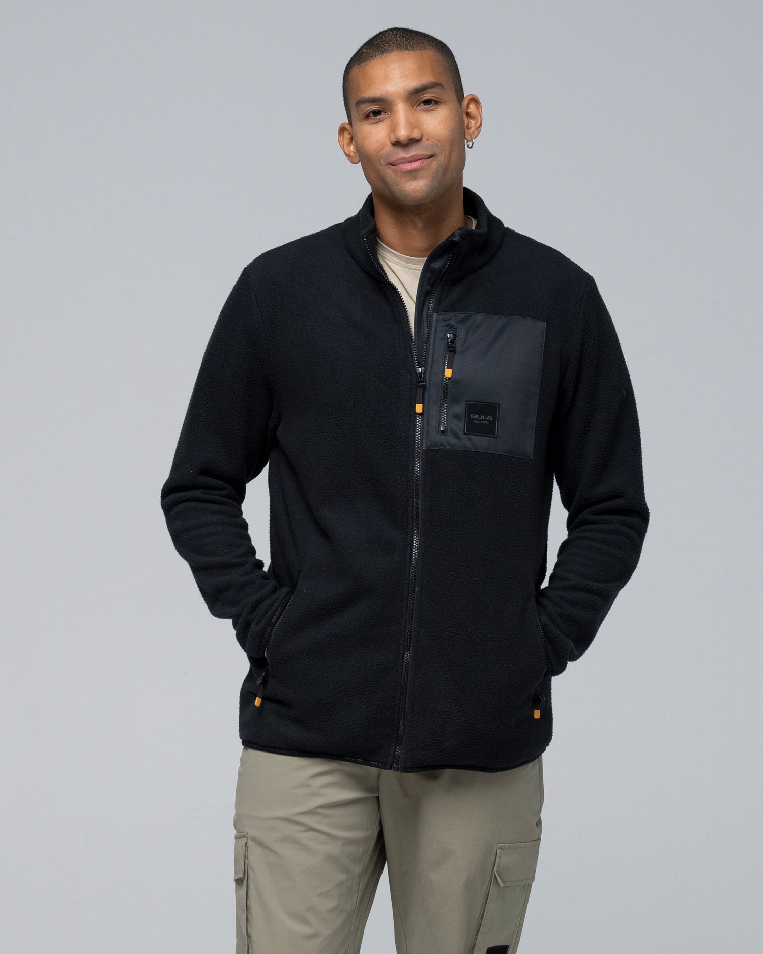 Bula BaseCamp Fleece Jacket 2.0 Fleecejakke Herre - Black - Black