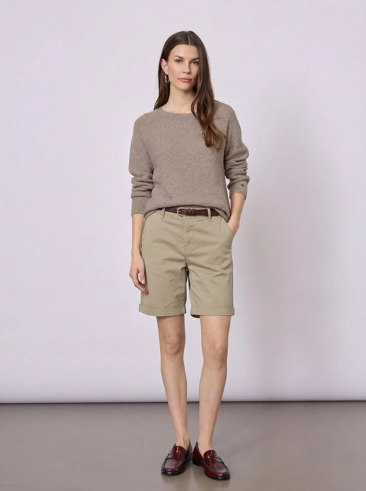 Redgreen Woman Lucca Shorts Dame - Dark Sand -