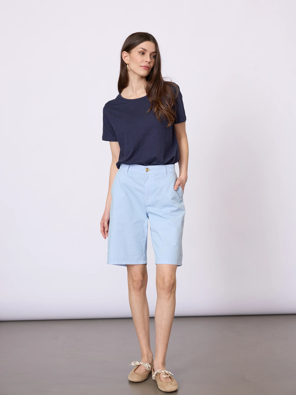 Redgreen Woman Lucca Shorts Dame - Blue -