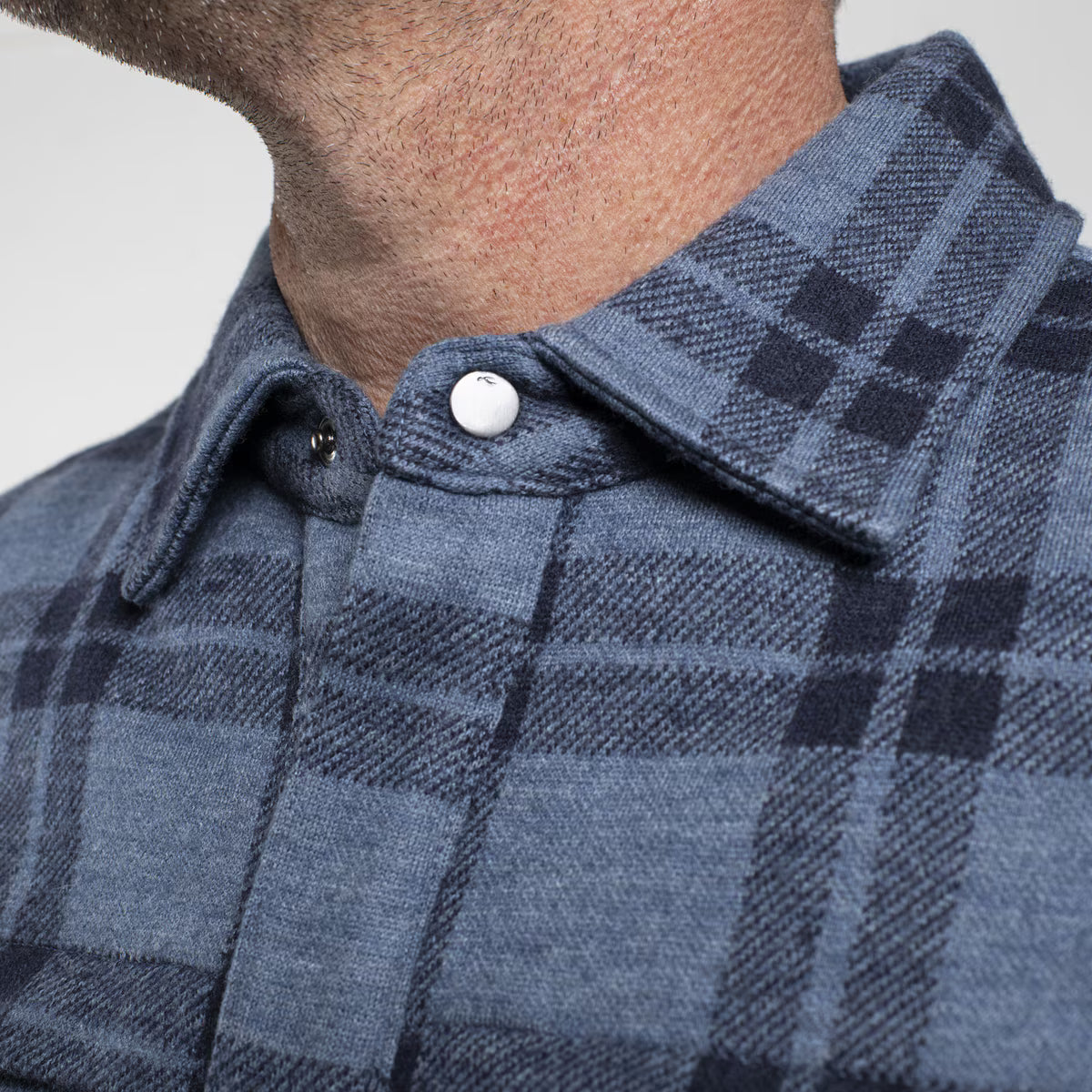 Kjus Men Yellowstone Shirt Skjorte Herre - Admiral Blue/KJUS Navy -