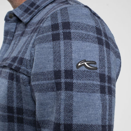 Kjus Men Yellowstone Shirt Skjorte Herre - Admiral Blue/KJUS Navy -