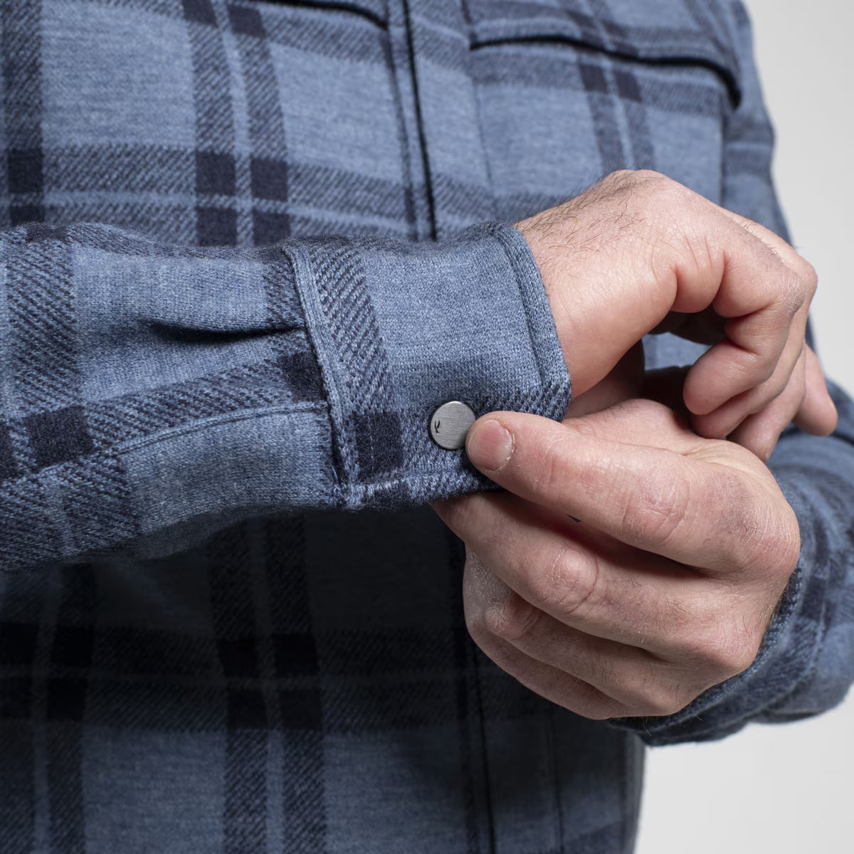 Kjus Men Yellowstone Shirt Skjorte Herre - Admiral Blue/KJUS Navy -