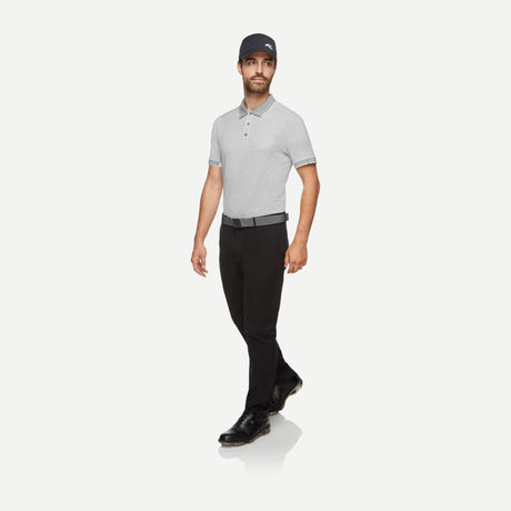 Kjus Men's Stan Polo S/S Polo T-shirt Herre - Grey Melange -