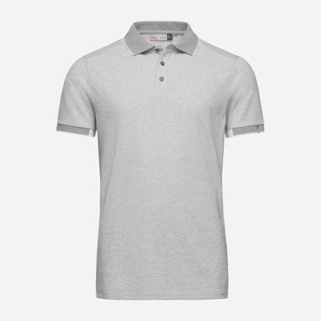 Kjus Men's Stan Polo S/S Polo T-shirt Herre - Grey Melange - Grey Melange
