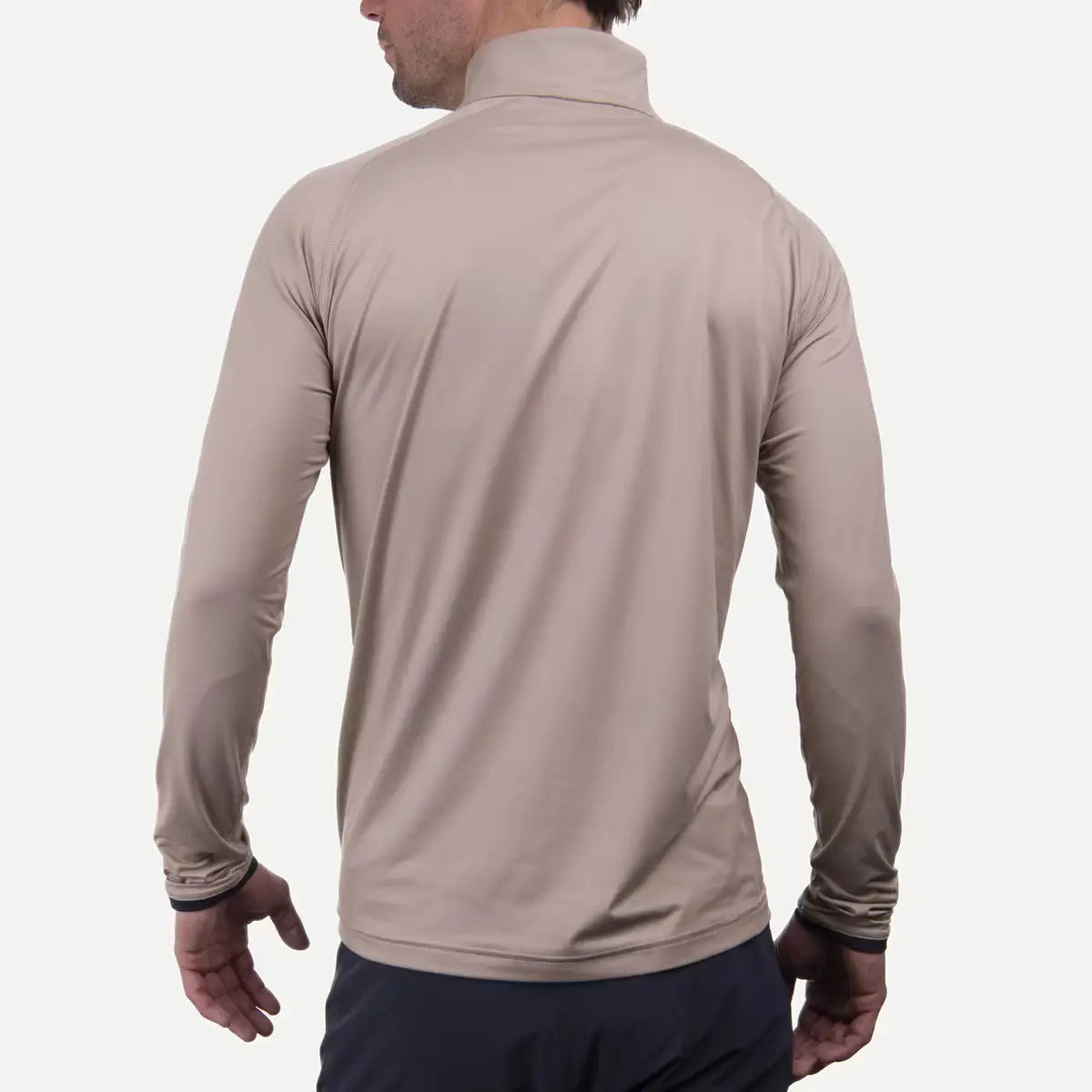 Kjus Men's Feel Midlayer Half-Zip Herre - Almond -