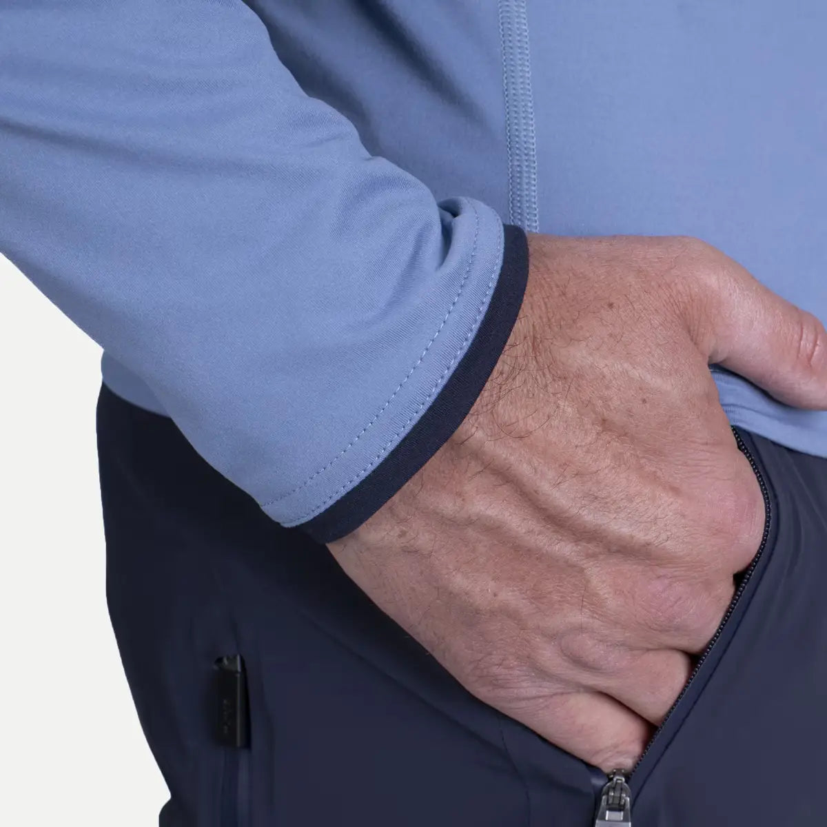 Kjus Men's Feel Midlayer Half-Zip Herre - Neptune/Deep Space -