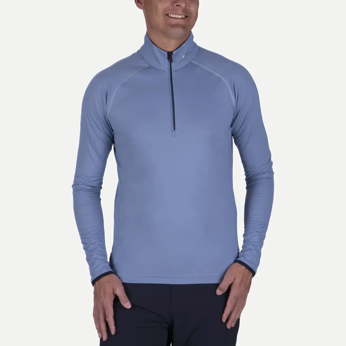 Kjus Men's Feel Midlayer Half-Zip Herre - Neptune/Deep Space - Neptune Deep Space