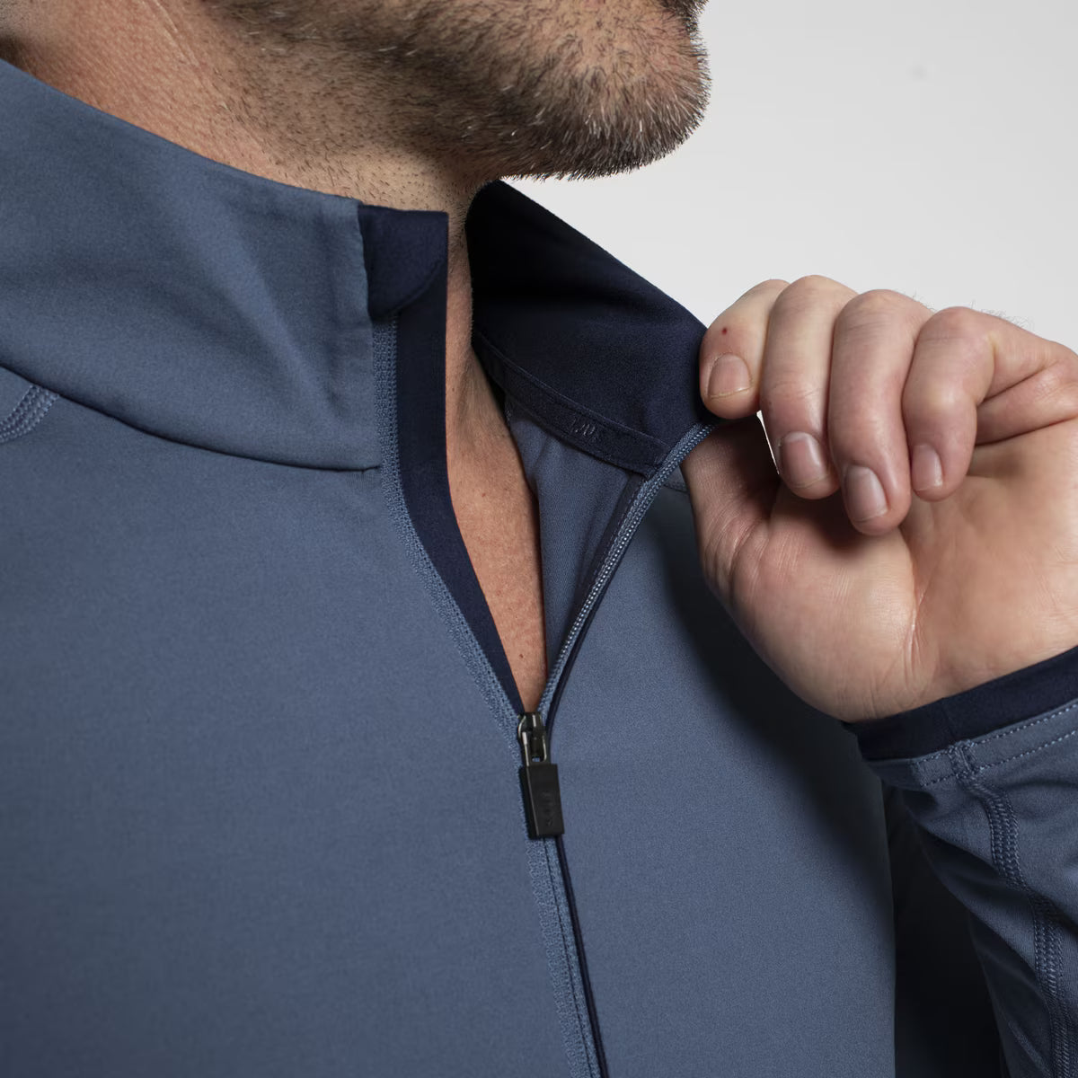 Kjus Men's Feel Midlayer Half-Zip Herre - Admiral Blue/KJUS Navy