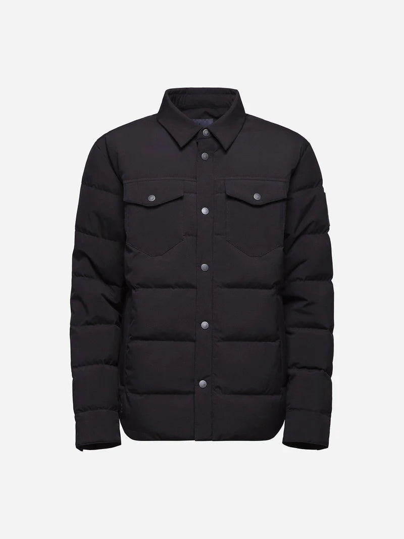 Cross Sportswear M Down Shirt Golf Jakke Herre - Black Bean - Black Bean