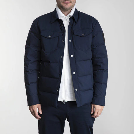 Cross Sportswear M Down Shirt Golf Jakke Herre - Navy -