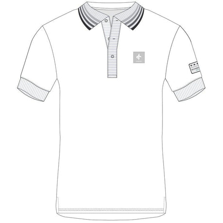 Cross Sportswear M Stripe Polo T-shirt Herre - Undye - Undye