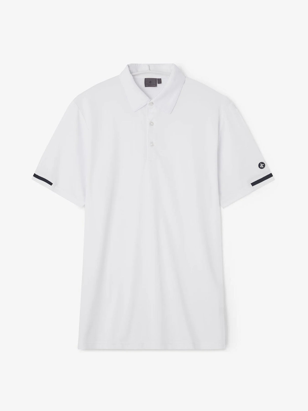 Cross Sportswear M Brassie Polo T-shirt Herre - White - White