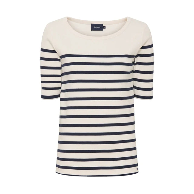 Sea Ranch Maj T-Shirt Dame - Perle SR Navy