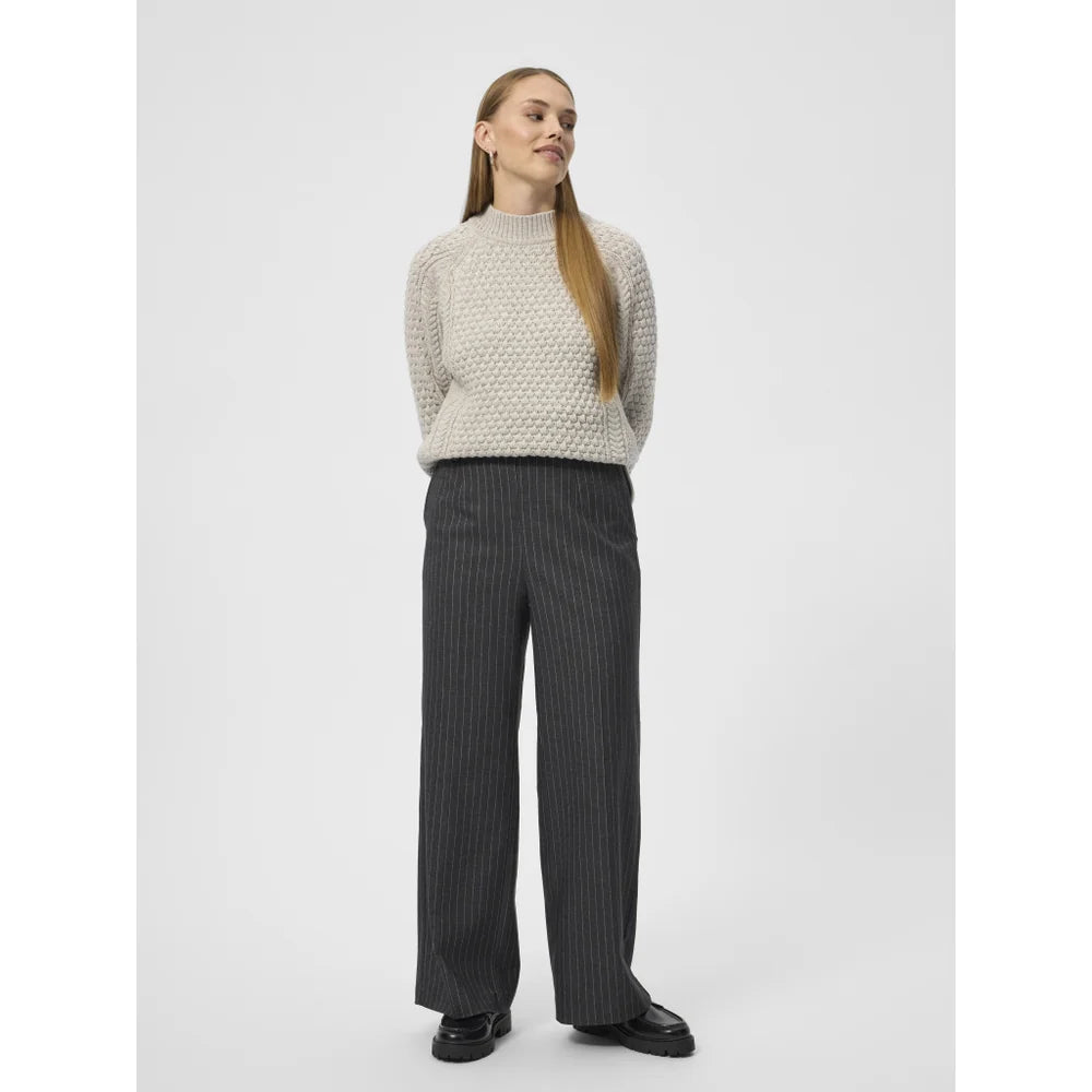 Redgreen Women Marina Pants Bukser Dame - Grey Stripe -