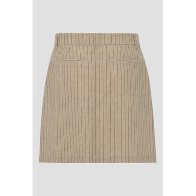 Sea Ranch Nan Skirt Nederdel Dame - Light Sand Stripe