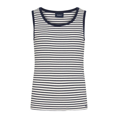 Sea Ranch Neel Tank Top Dame - Pearl / SR Navy - Pearl SR Navy