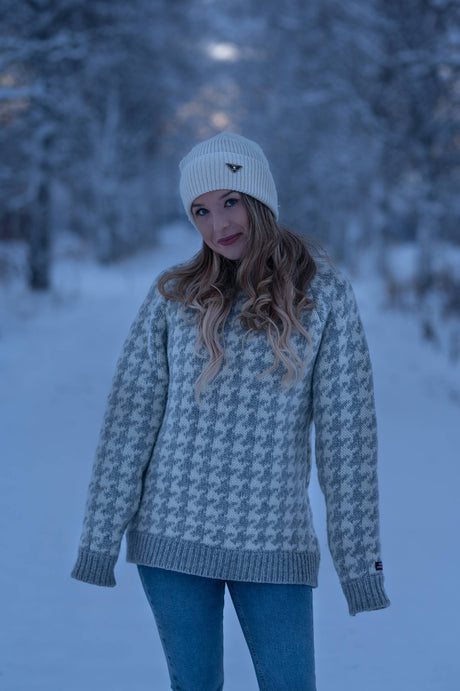 Norwool Islandsk sweater 100% ren uld i twistyarn 3GG -