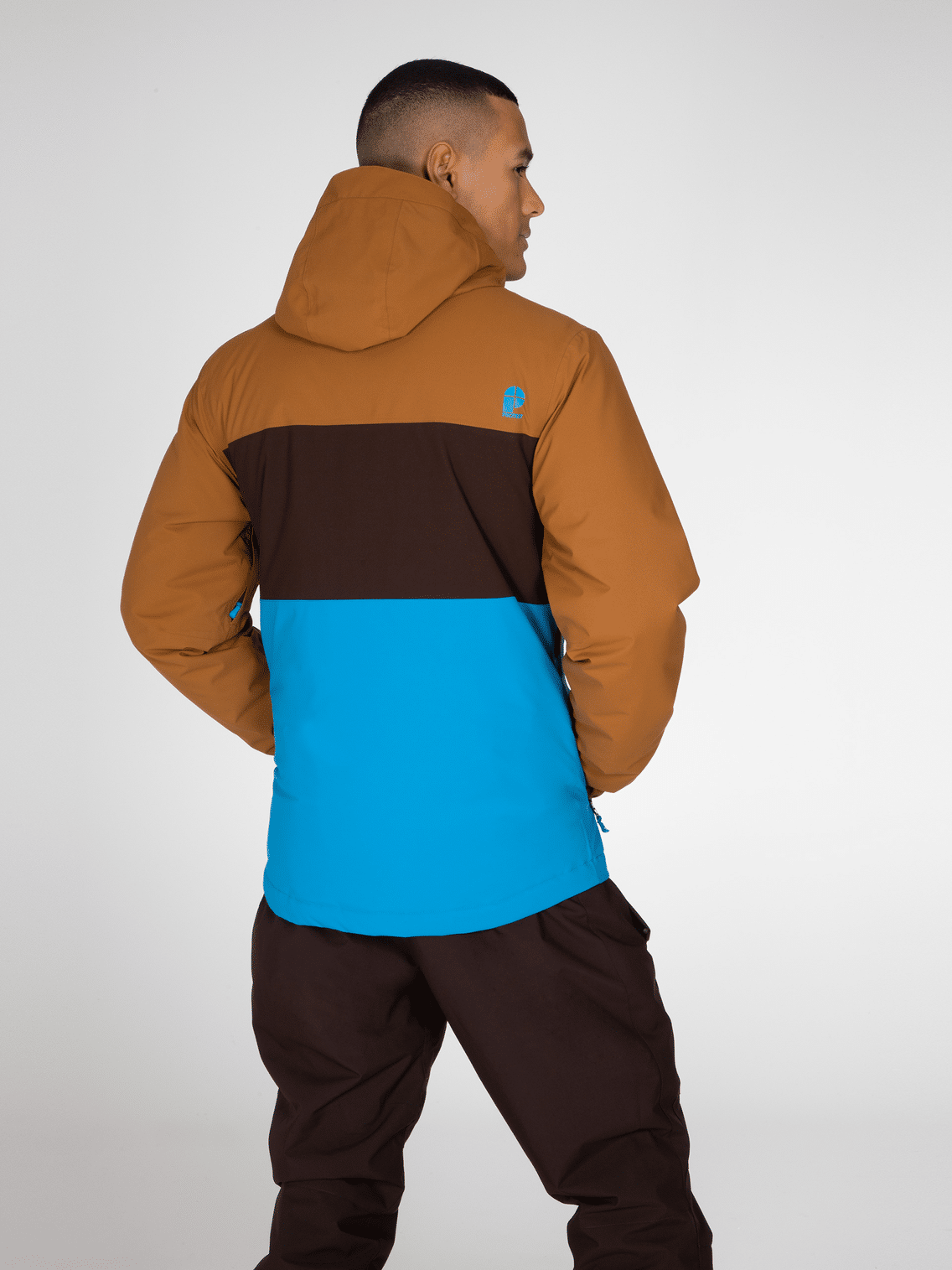 Protest Larry Skijakke Herre - Brun og Blå -