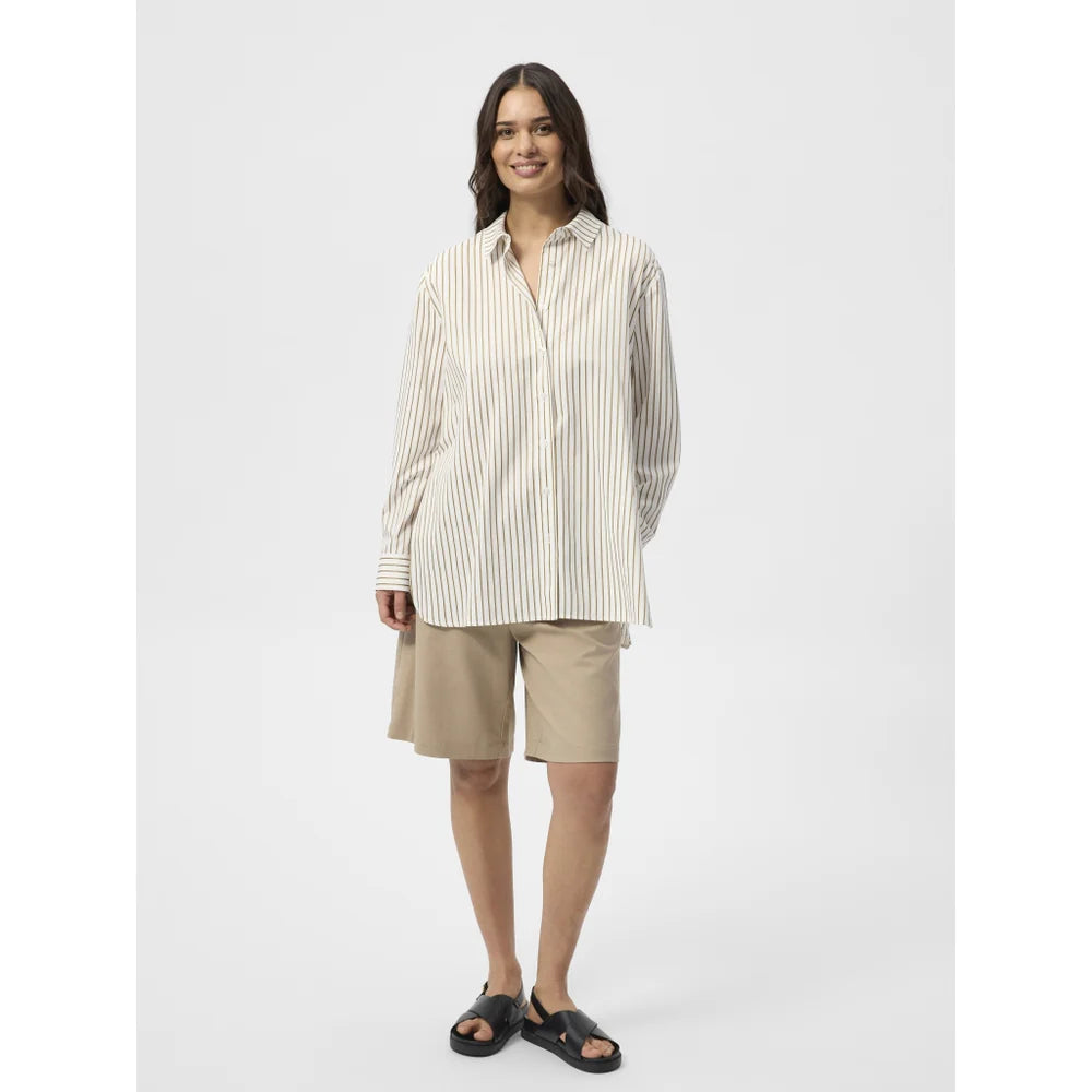 Redgreen Women RG_Alexa Skjorte Dame - Sand Stripe -