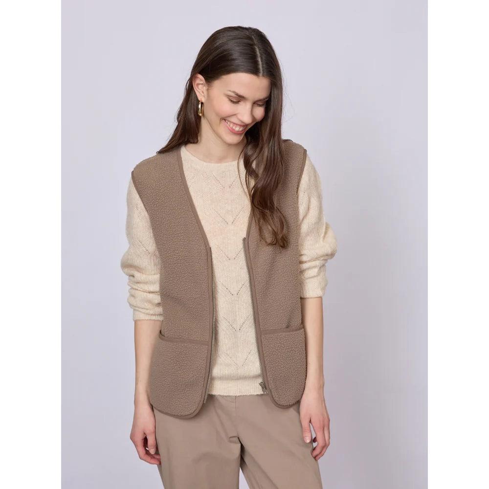 Redgreen Women RG_Leo Vest Dame - Dark Sand - Dark Sand